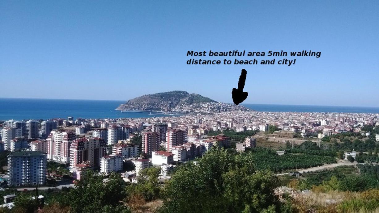 Beautiful Sultan House At Cleopatra Beach 1 With Umbrellas, Balcony, Barbecue, Private 100Mbps Wifi, Smart Tv, Table Games, Vip Trans-Fer - Beautiful Apartmenthouse Alanya Bagian luar foto